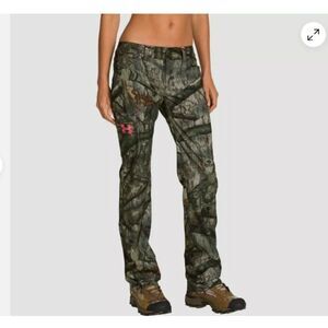 UNDER ARMOUR Performance Field Pants Mossy Oak Camo Size 8
